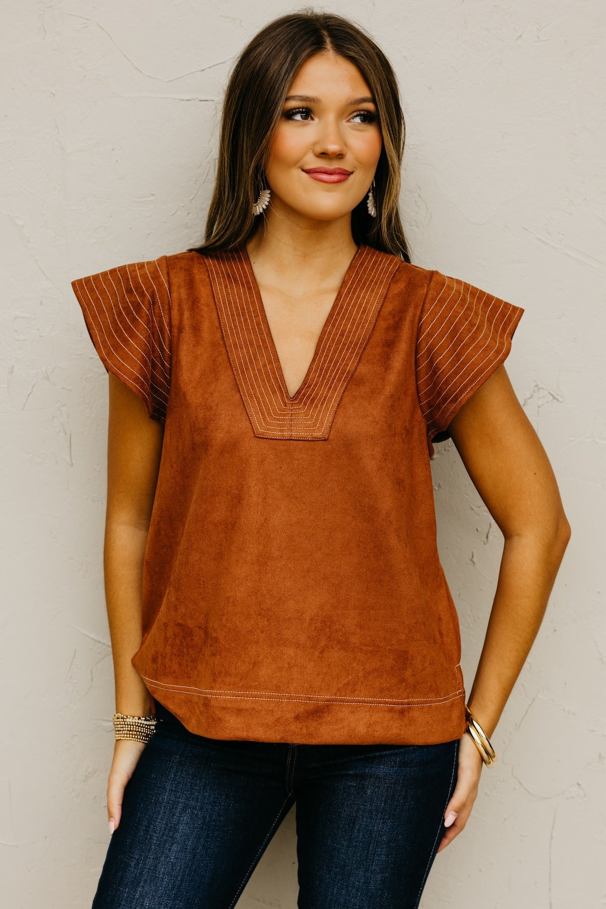 The Shelby Flutter Felt Top