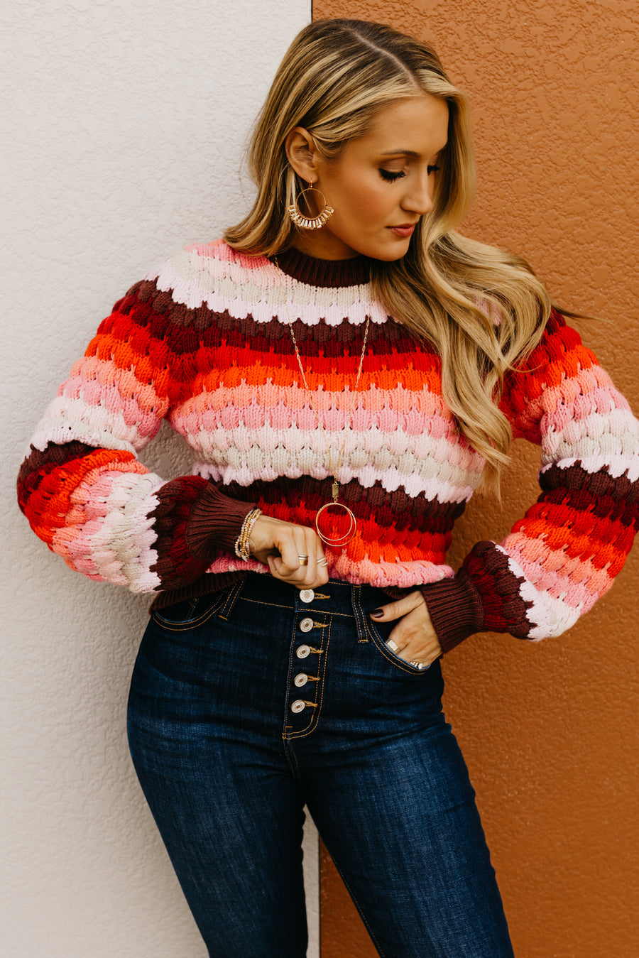 The Abril Ombre Knit Sweater  - FINAL SALE