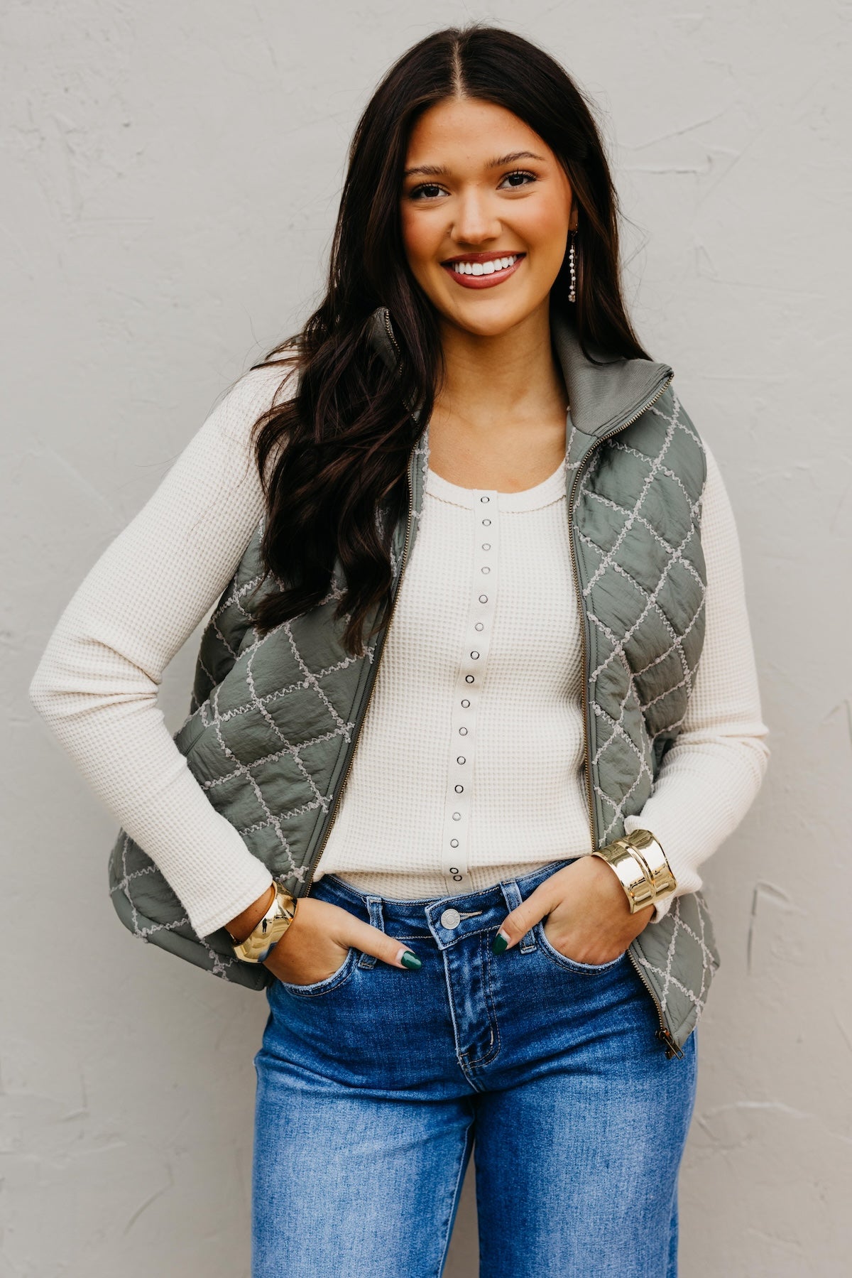 The Annie Stitched Vest