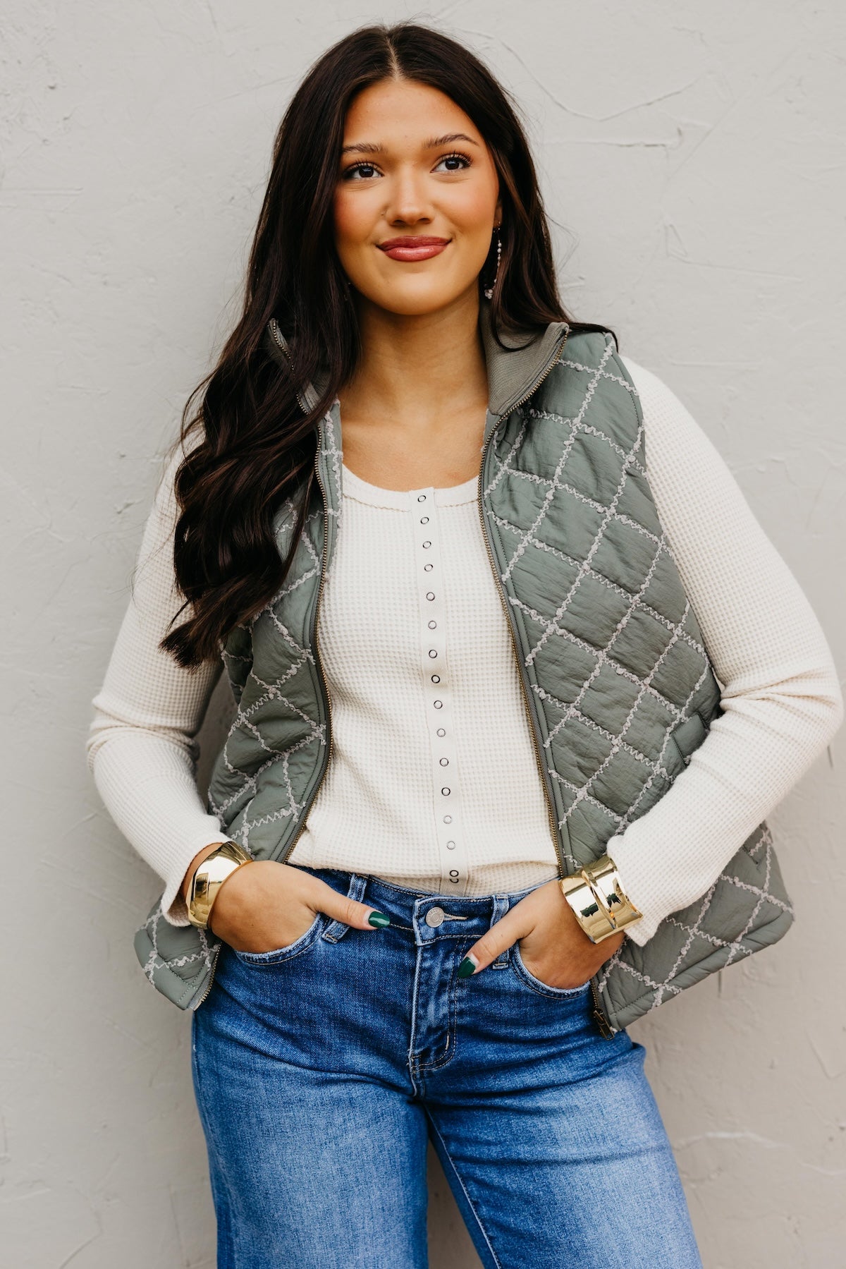 The Annie Stitched Vest
