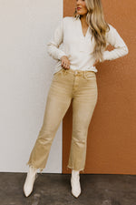 Vervet Denim | The Bella High Rise Crop Flare Jeans