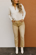 Vervet Denim | The Bella High Rise Crop Flare Jeans