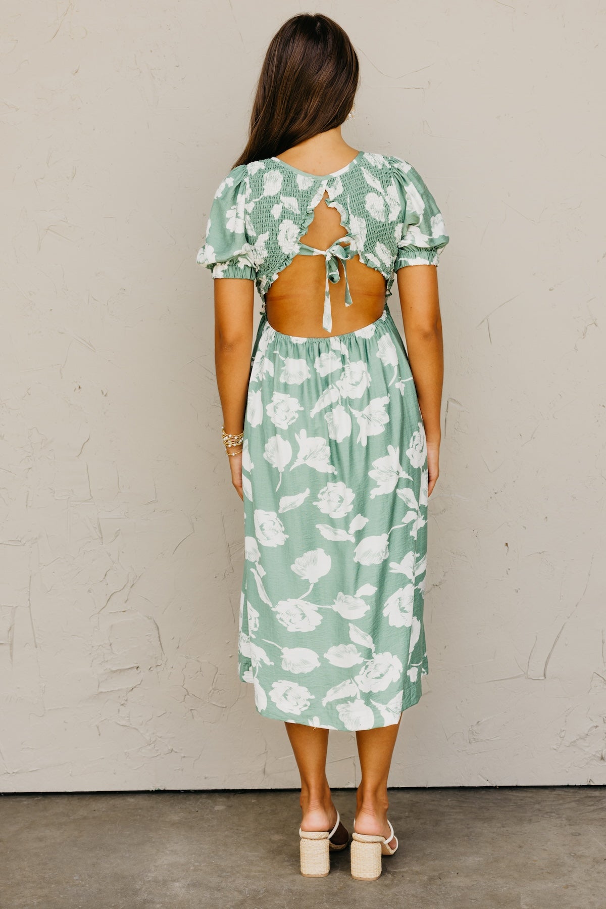 The Daniella Floral Smocked Maxi Dress