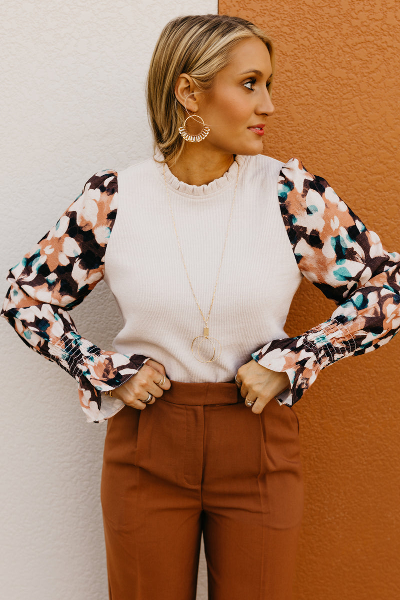 The Vaughn Mixed Media Sweater
