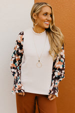 The Vaughn Mixed Media Sweater