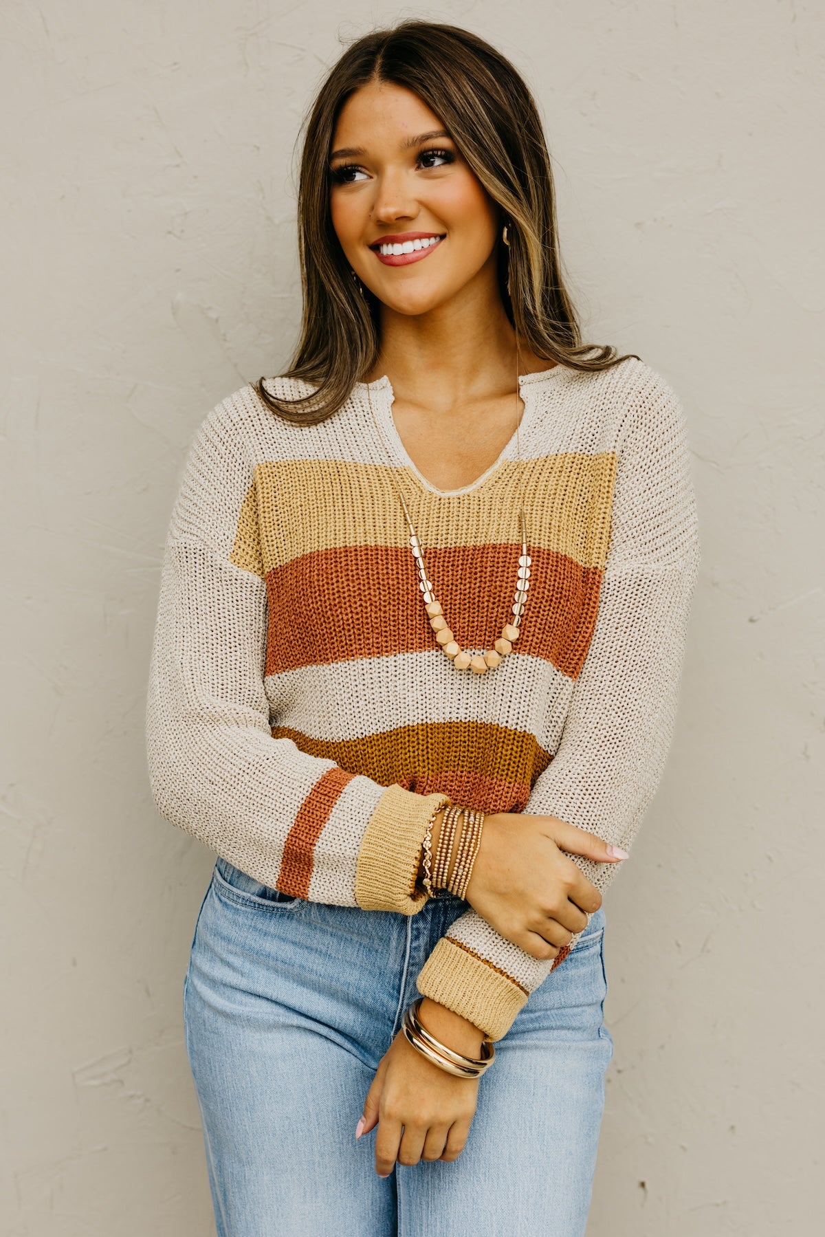The Britamay Striped Sweater