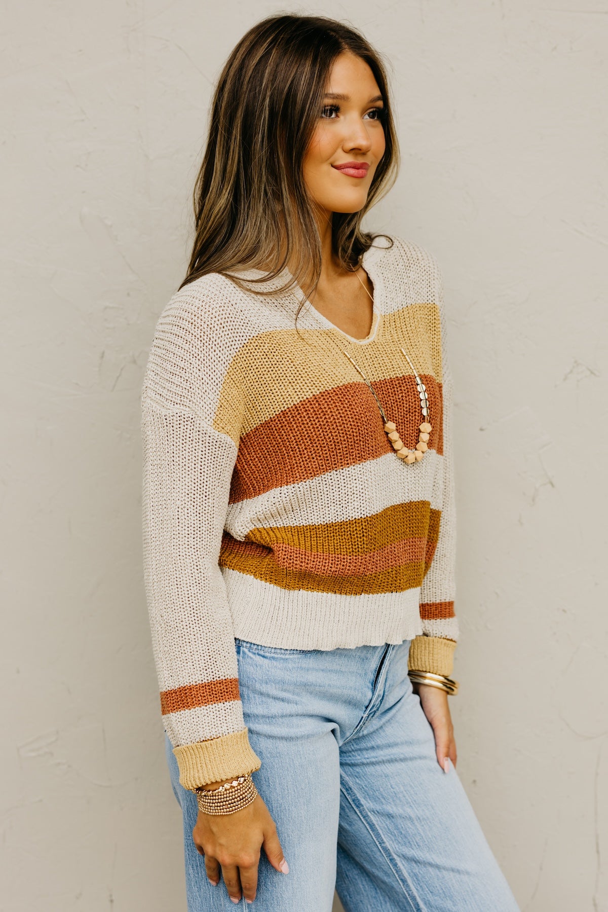 The Britamay Striped Sweater