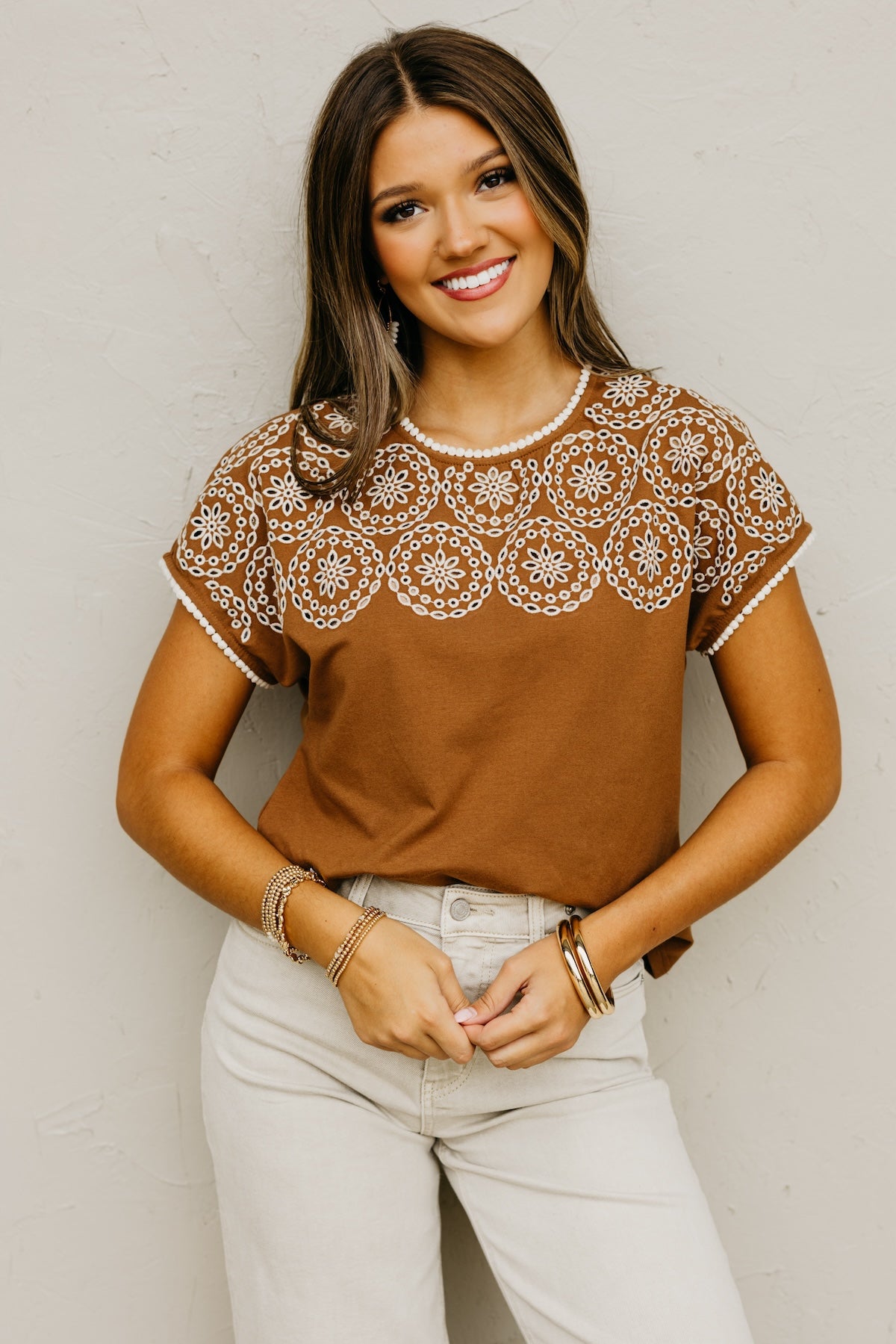 The Joellen Embroidered Top