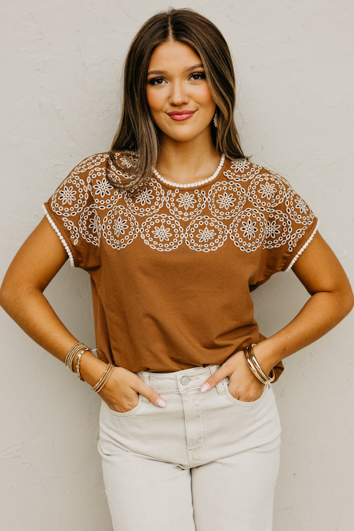 The Joellen Embroidered Top