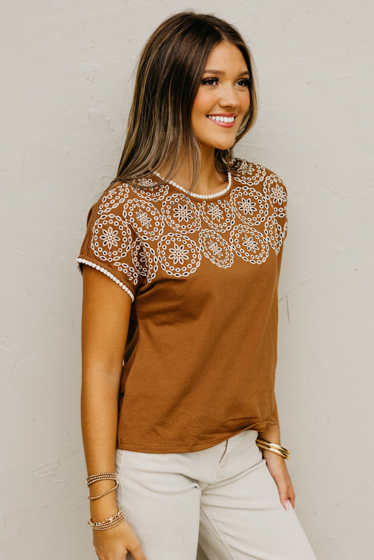 The Joellen Embroidered Top