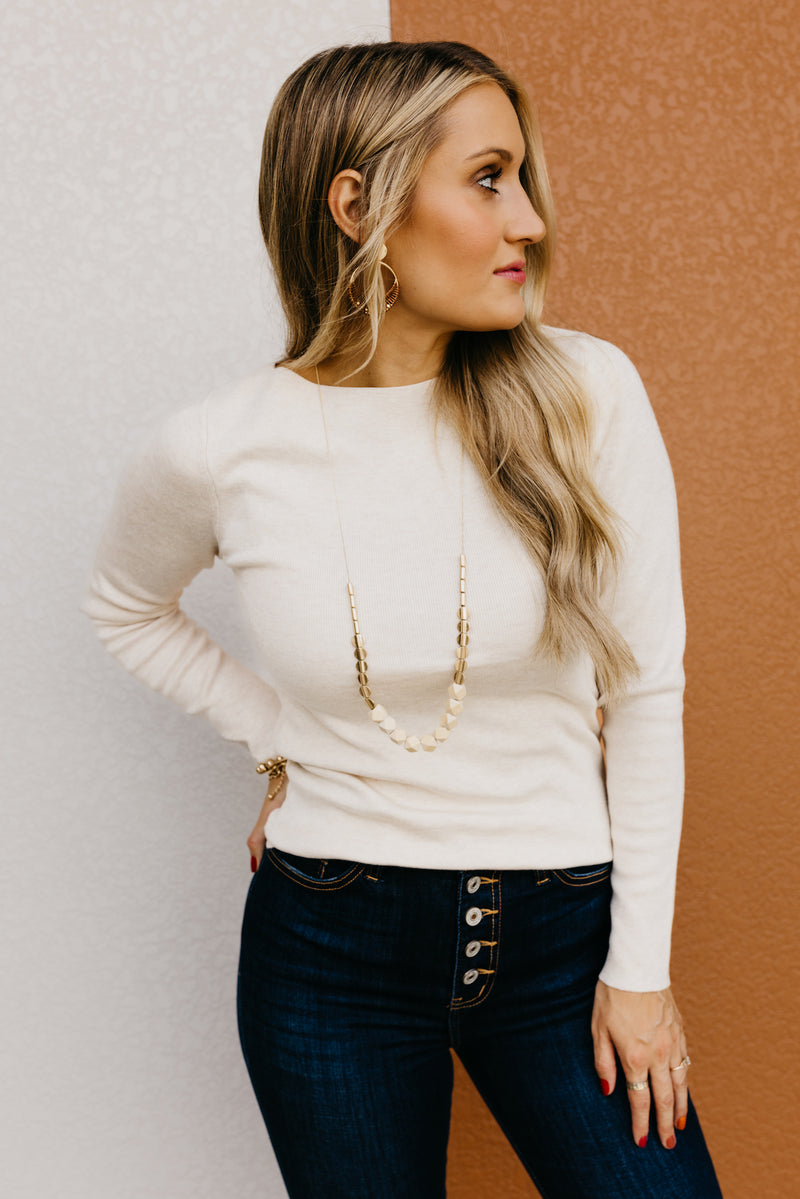 The Burk Boatneck Sweater Top