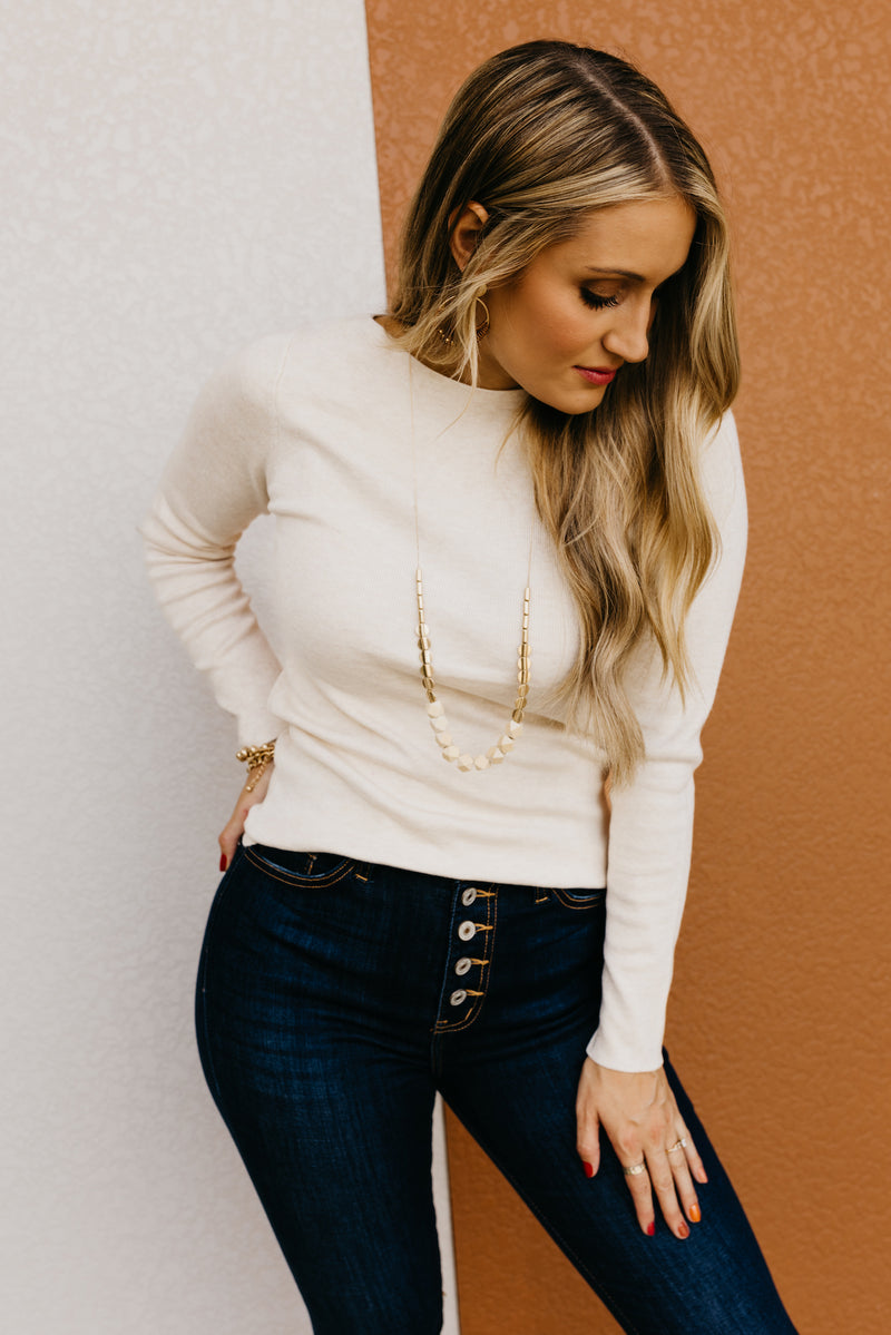 The Burk Boatneck Sweater Top