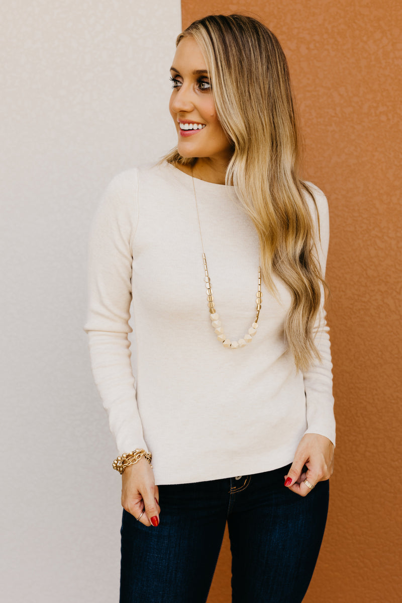 The Burk Boatneck Sweater Top