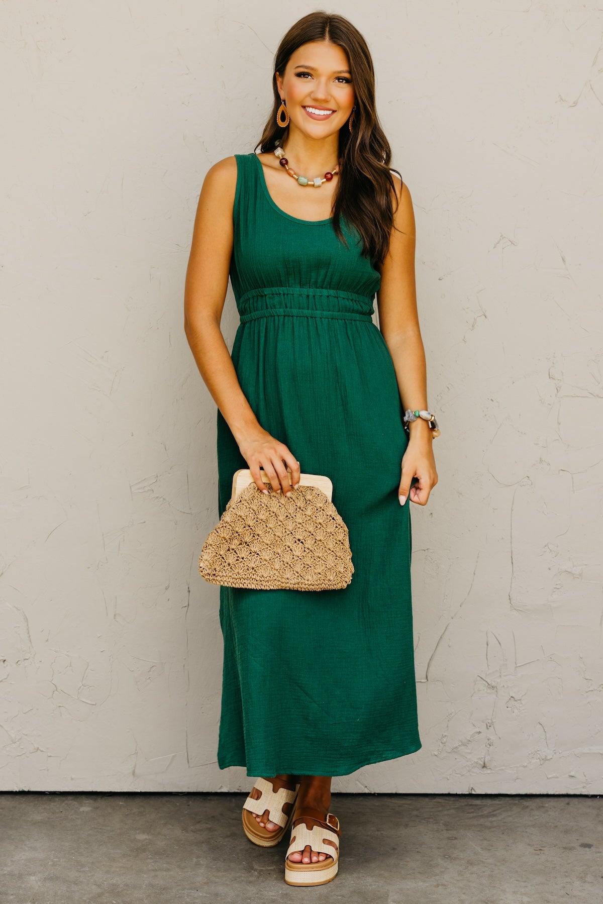 The Hayley Open Back Maxi Dress
