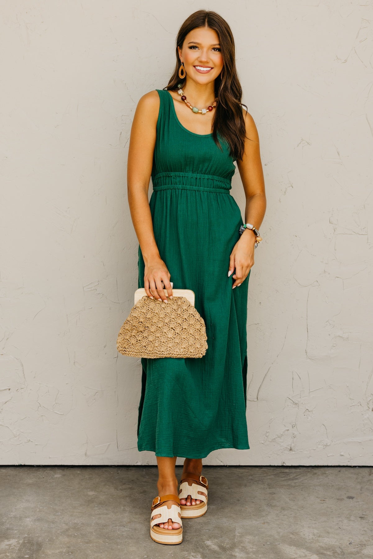 The Hayley Open Back Maxi Dress