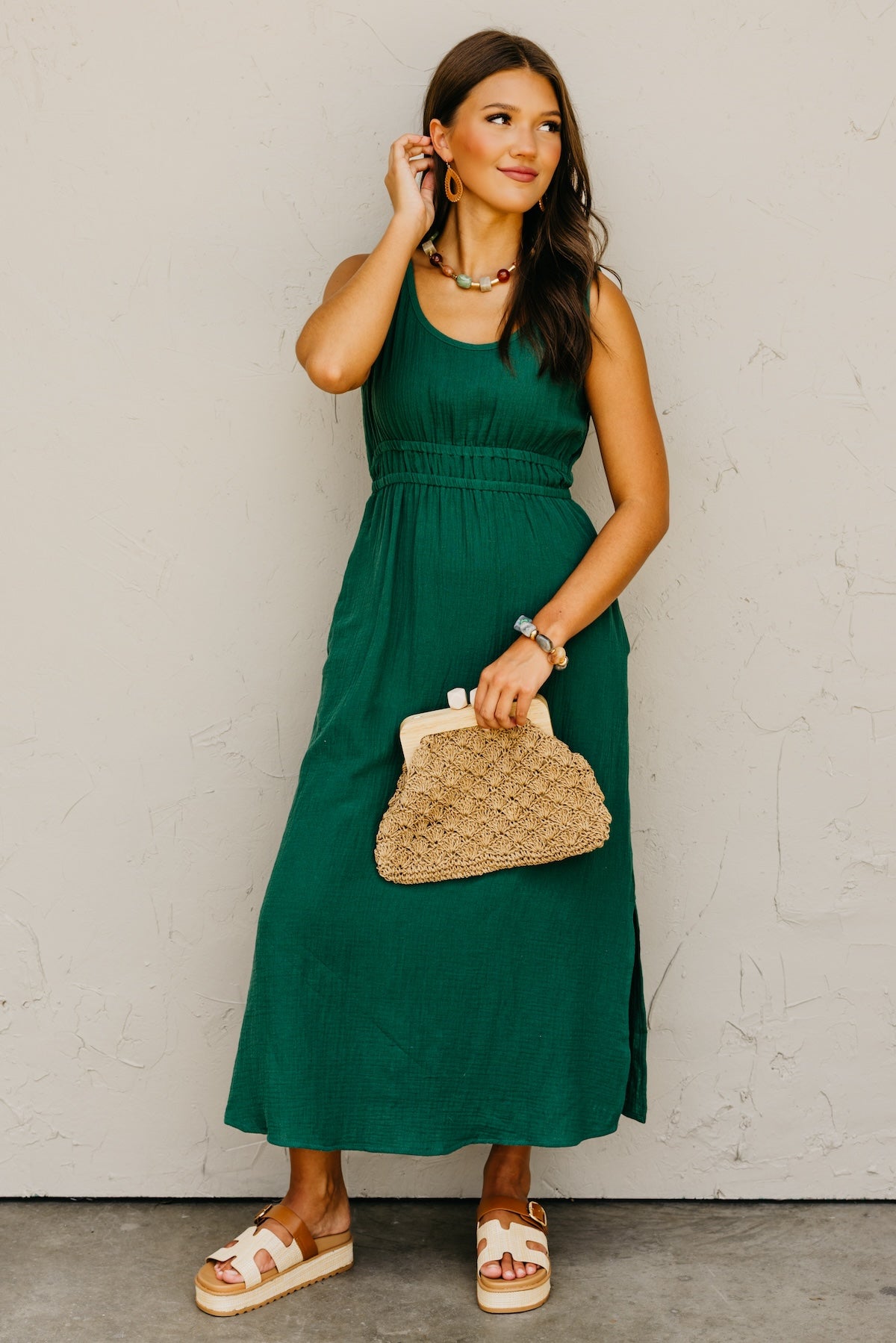 The Hayley Open Back Maxi Dress
