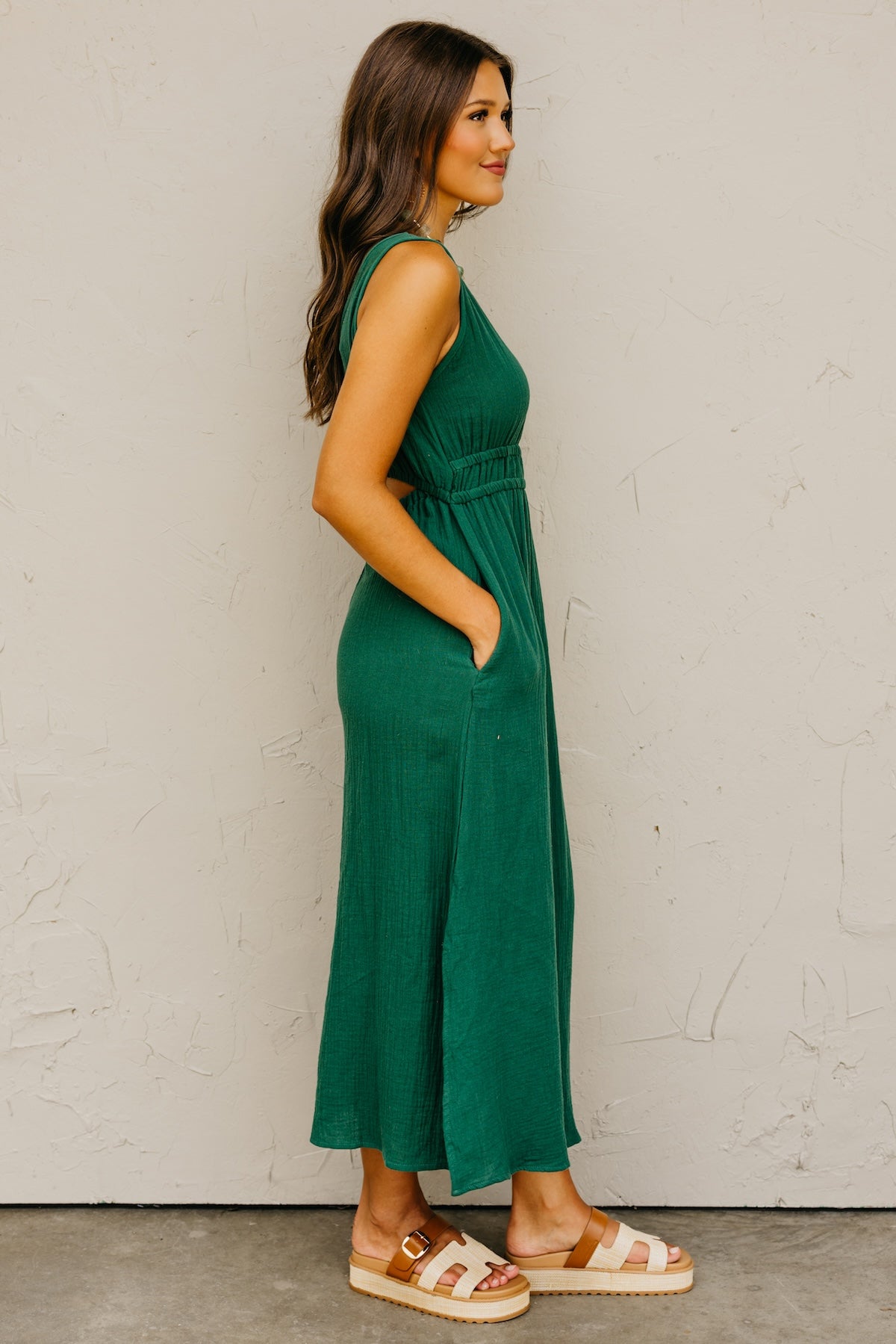 The Hayley Open Back Maxi Dress