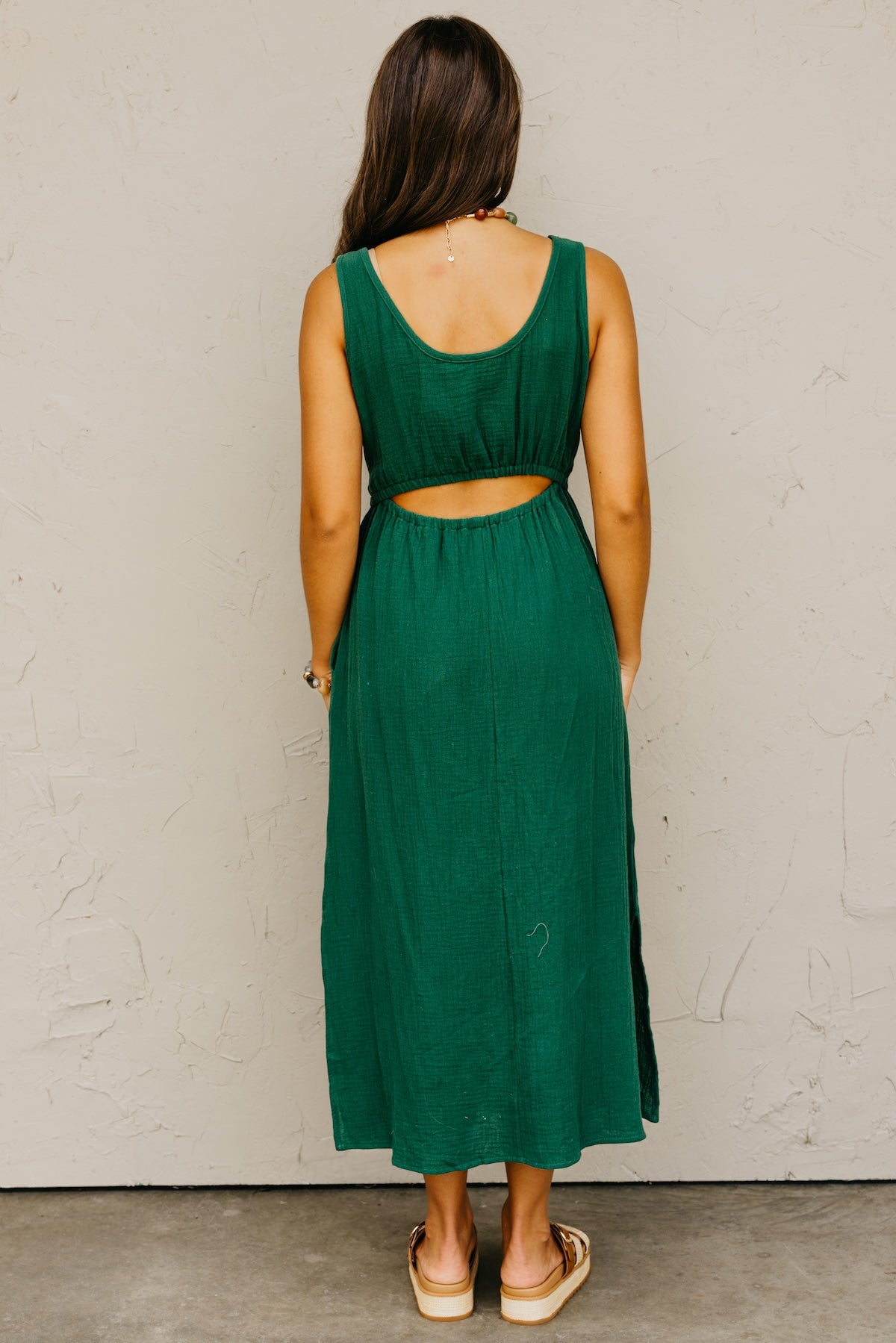 The Hayley Open Back Maxi Dress