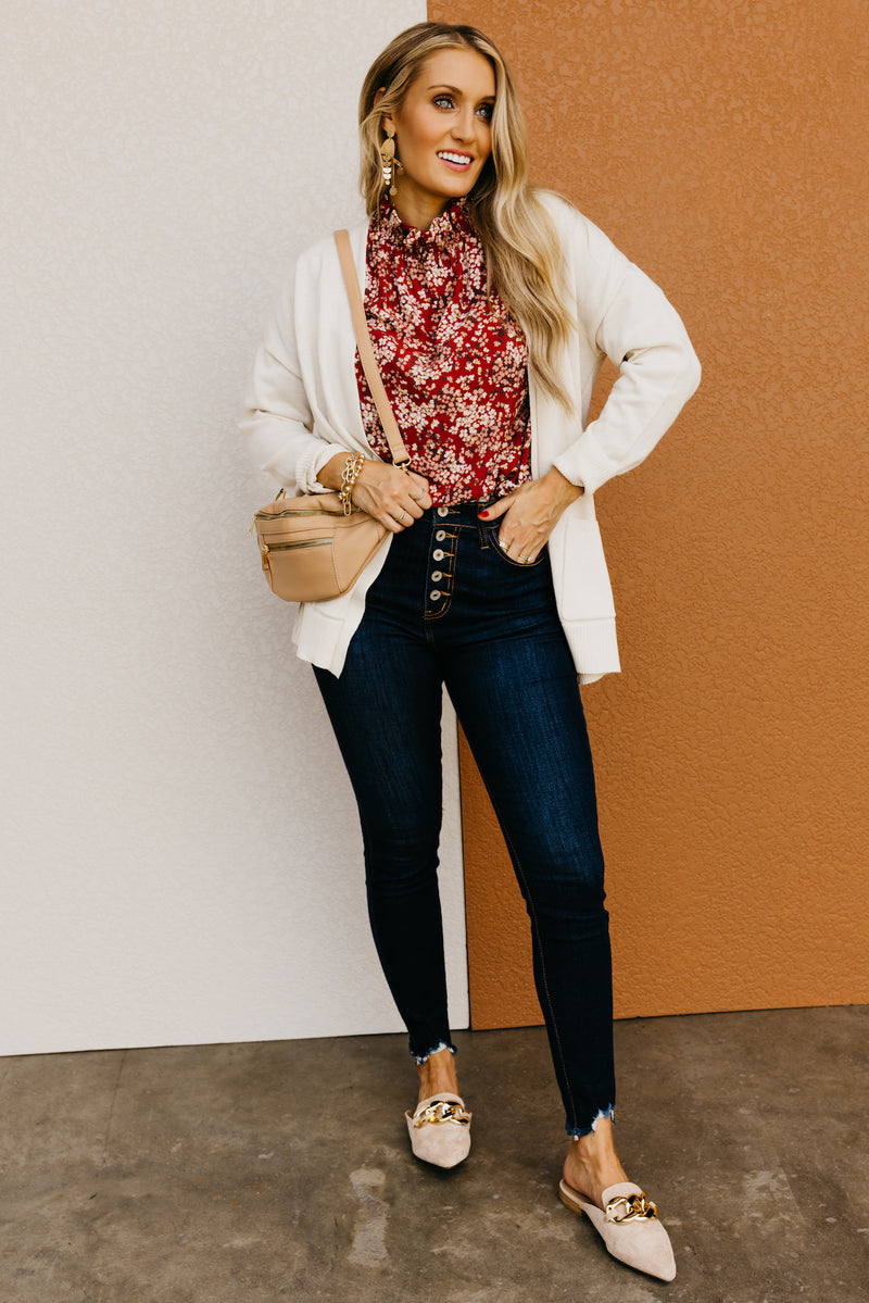 The Elaine Open Front Cardigan