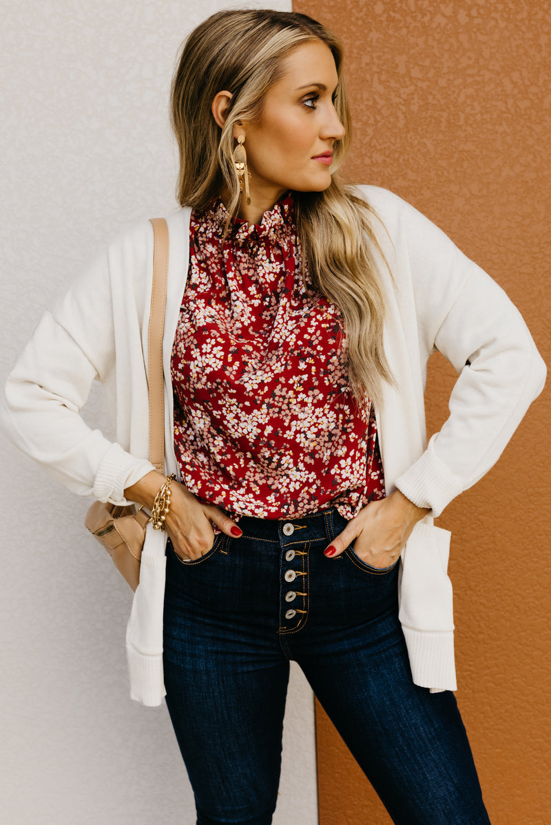 The Elaine Open Front Cardigan