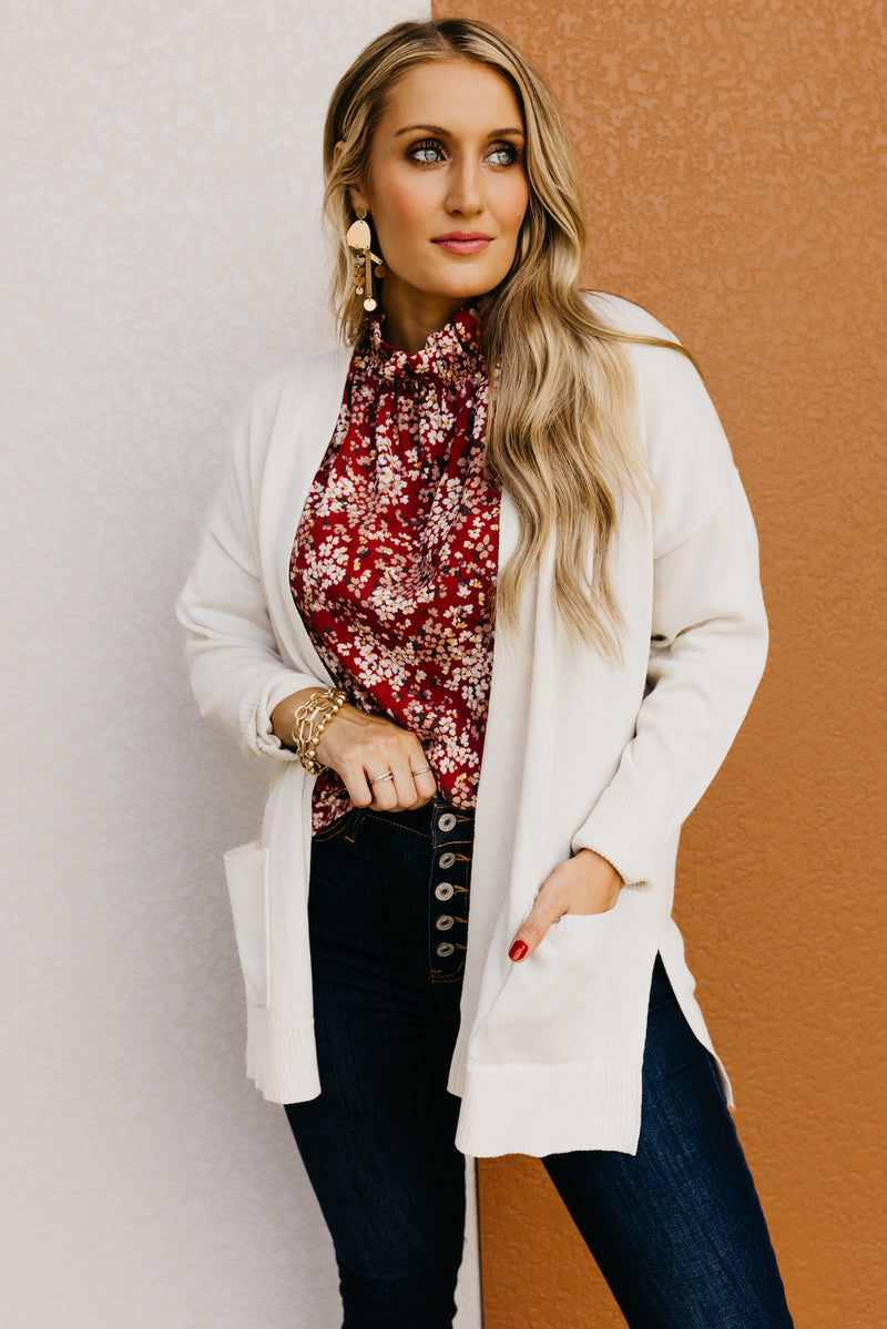 The Elaine Open Front Cardigan