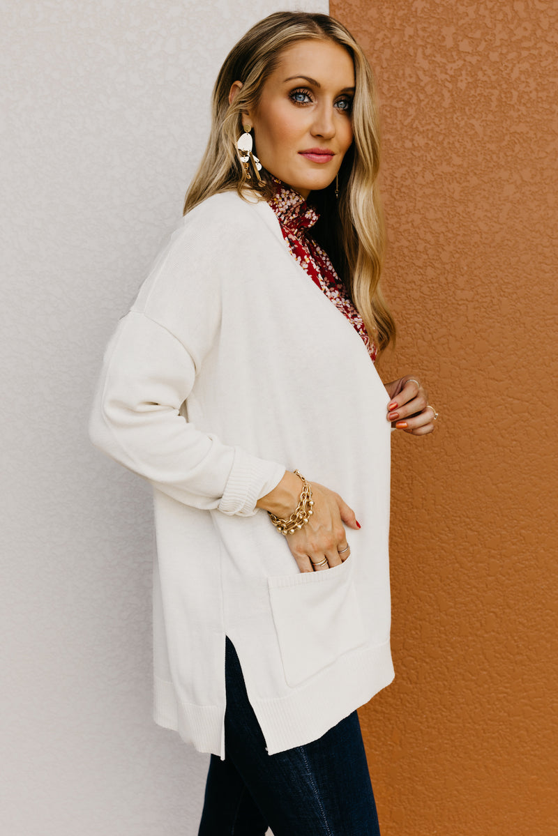The Elaine Open Front Cardigan