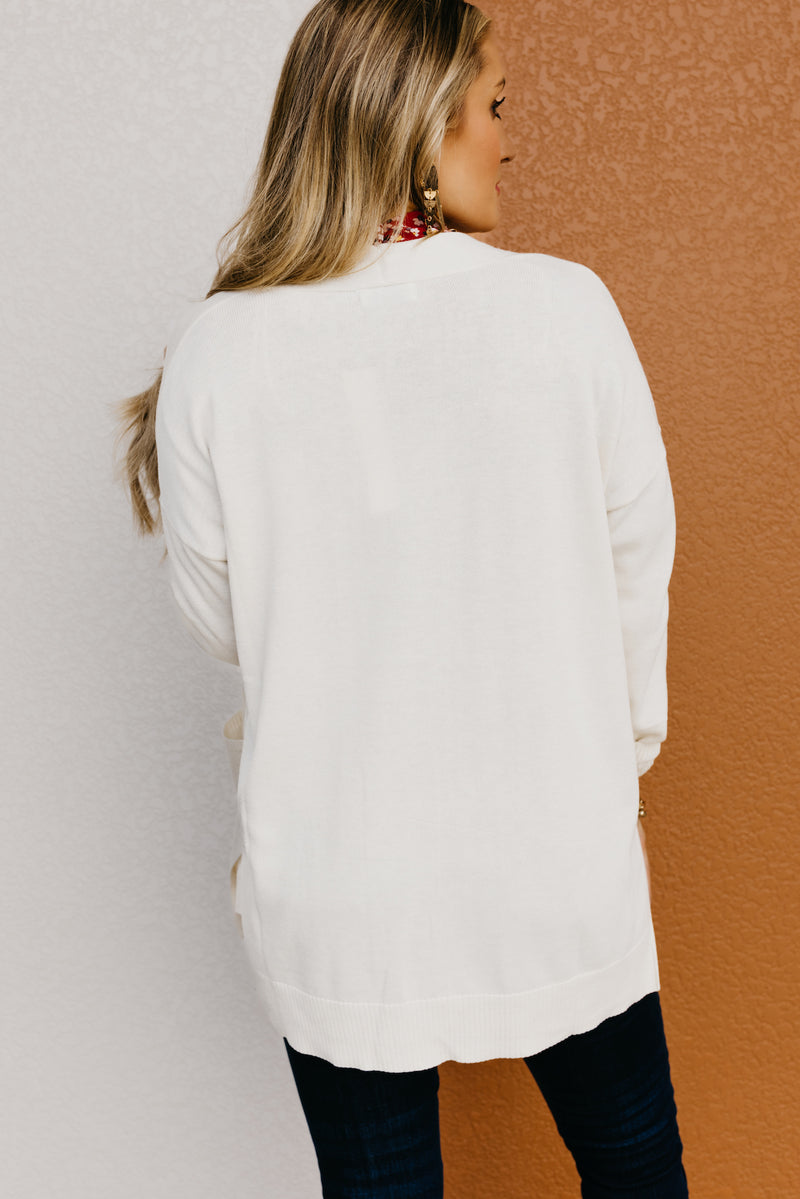 The Elaine Open Front Cardigan