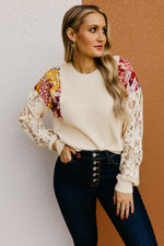 The Ziva Mixed Media Sweater