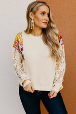 The Ziva Mixed Media Sweater