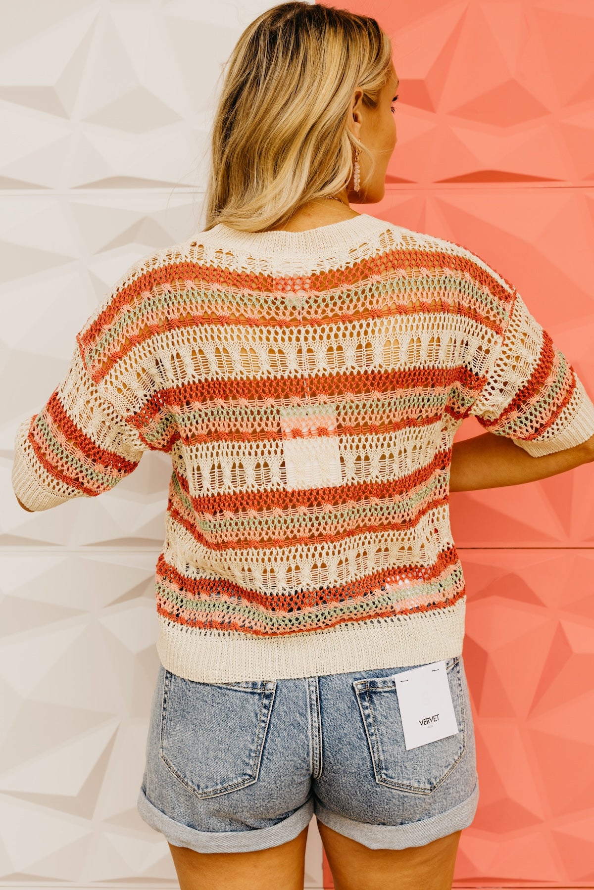 The Orion Open Knit Crochet Top