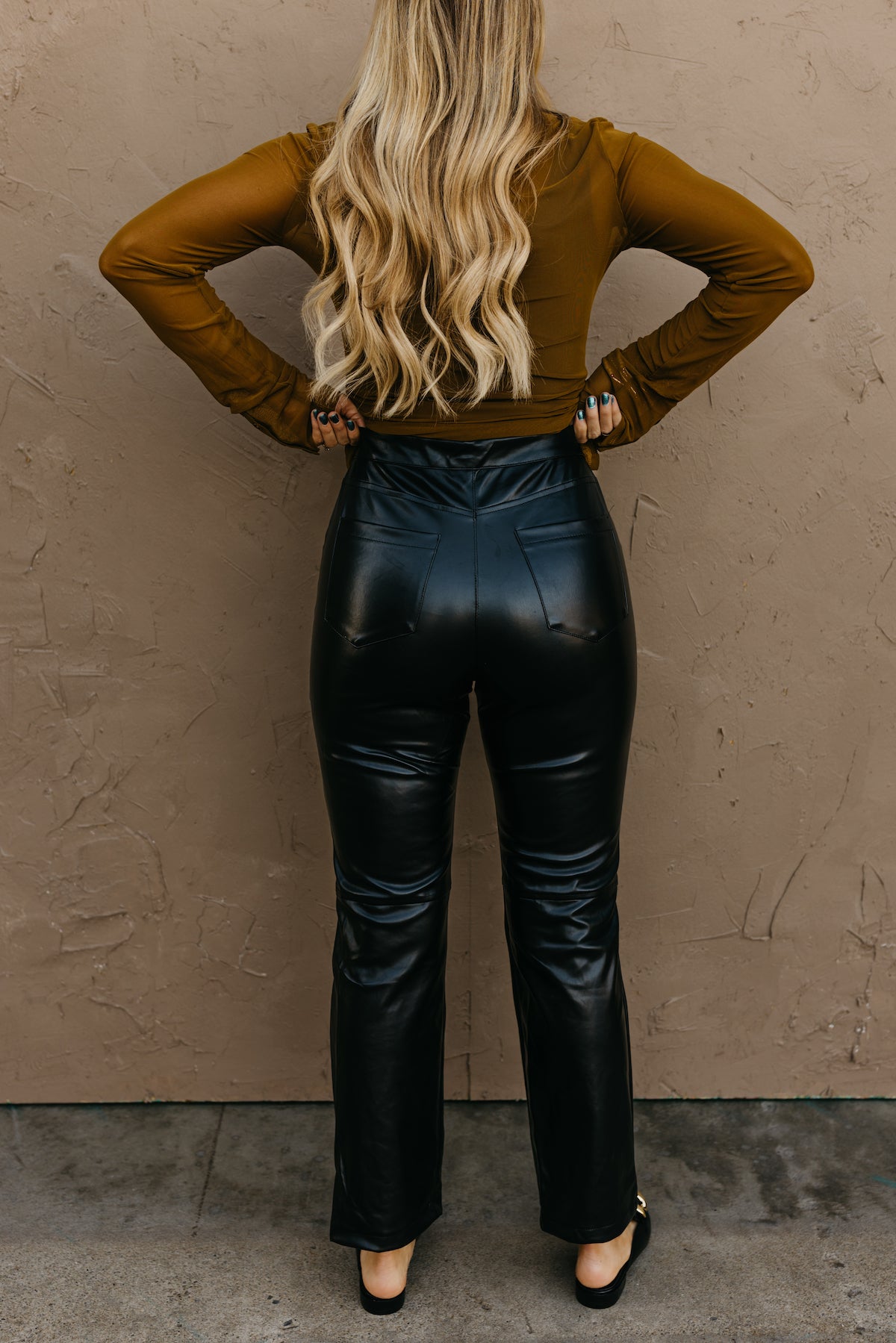 The Isabelle Faux Leather Pants  - FINAL SALE