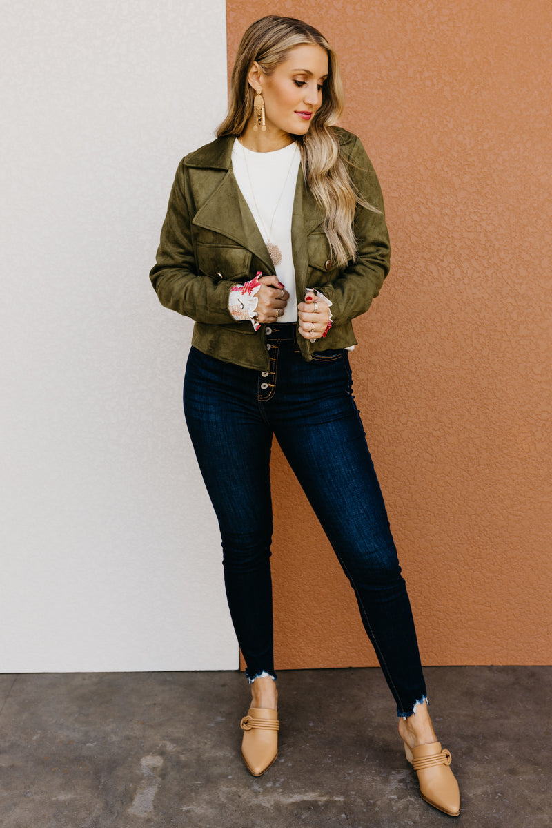 The Nala Faux Suede Jacket