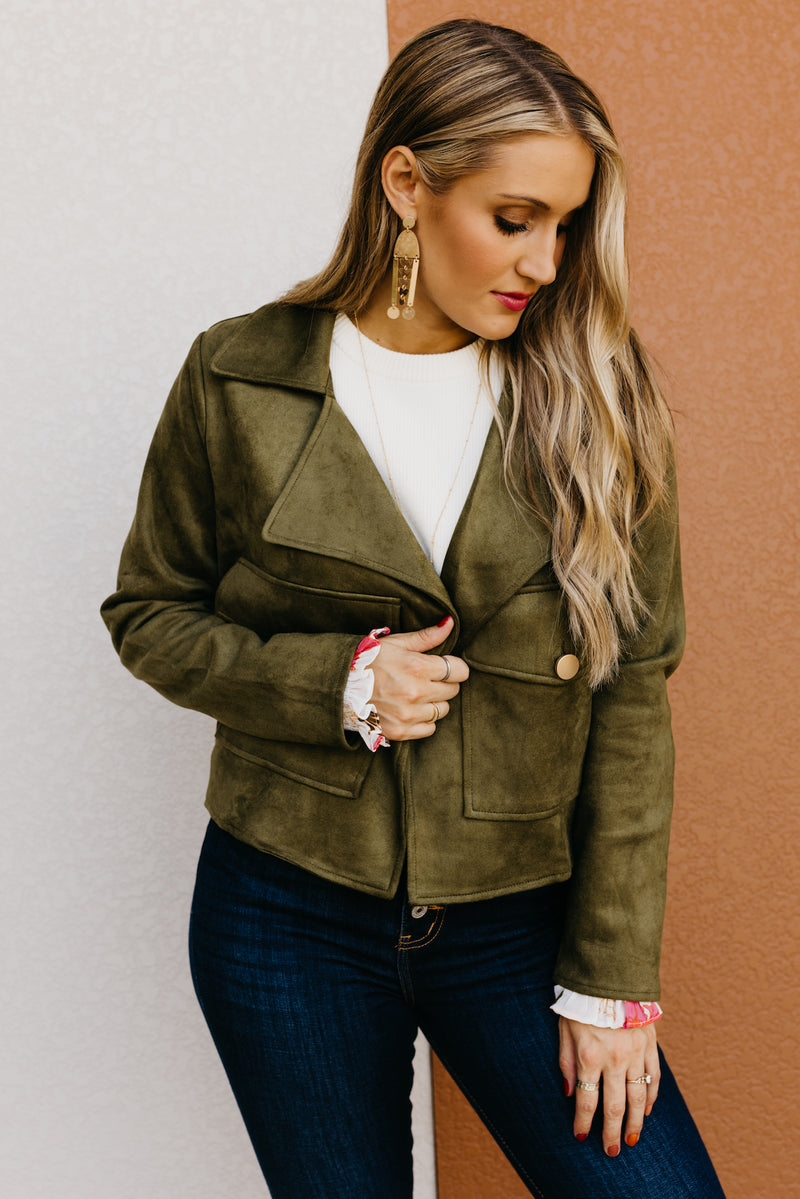 The Nala Faux Suede Jacket