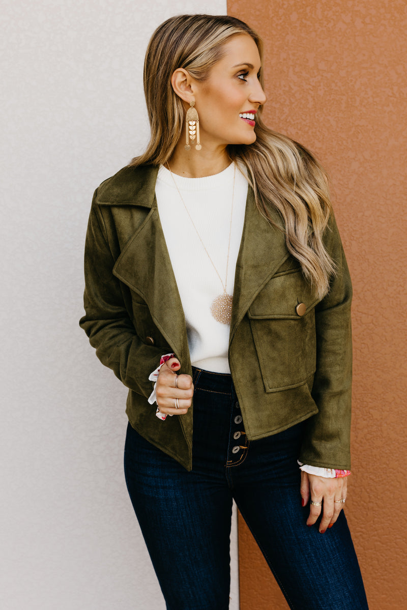 The Nala Faux Suede Jacket