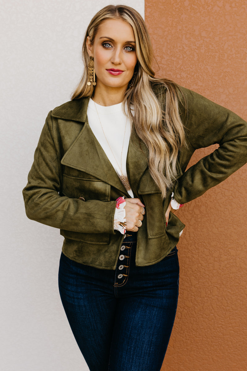 The Nala Faux Suede Jacket