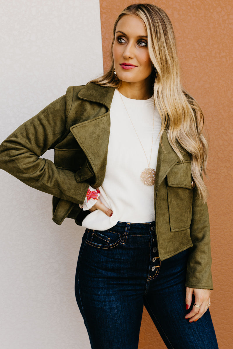 The Nala Faux Suede Jacket
