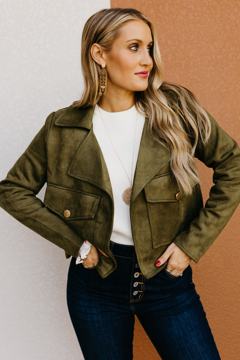 The Nala Faux Suede Jacket
