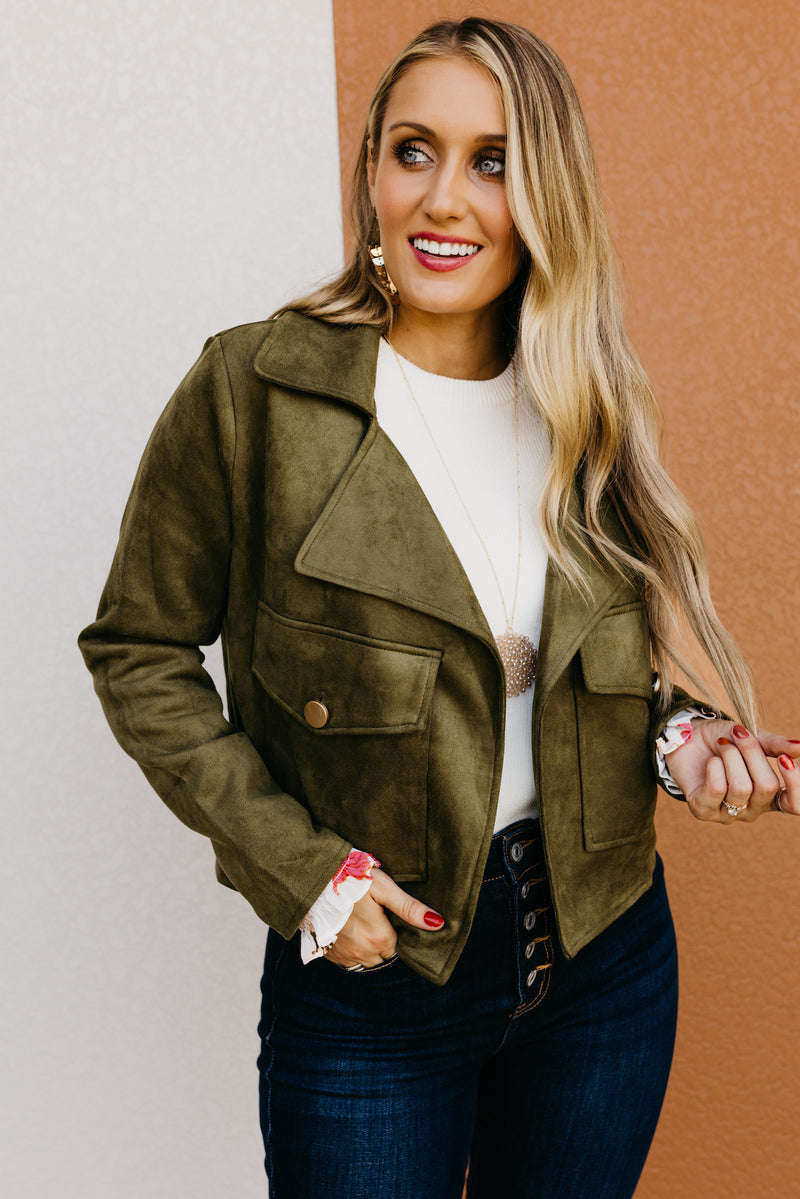 The Nala Faux Suede Jacket