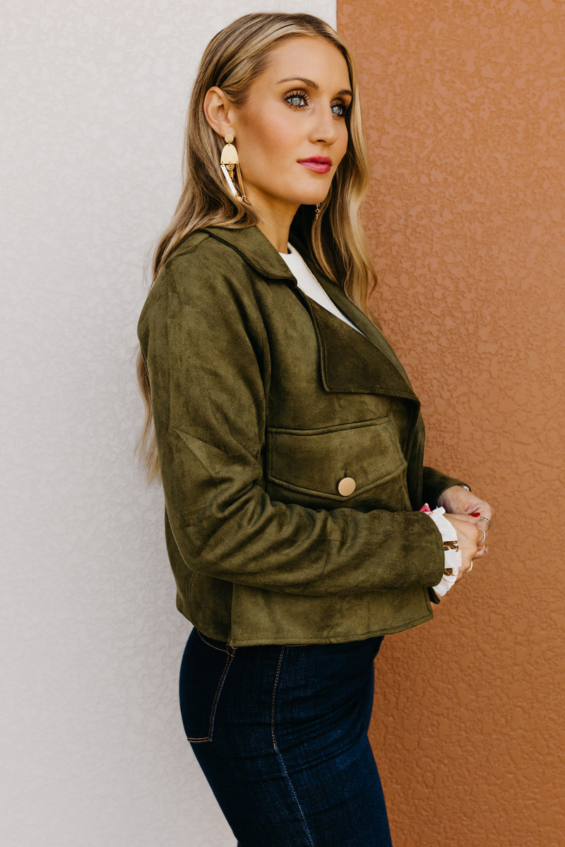 The Nala Faux Suede Jacket