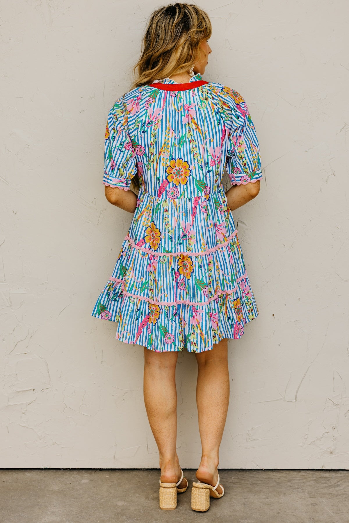 The Jazmine Floral Tiered Mini Dress