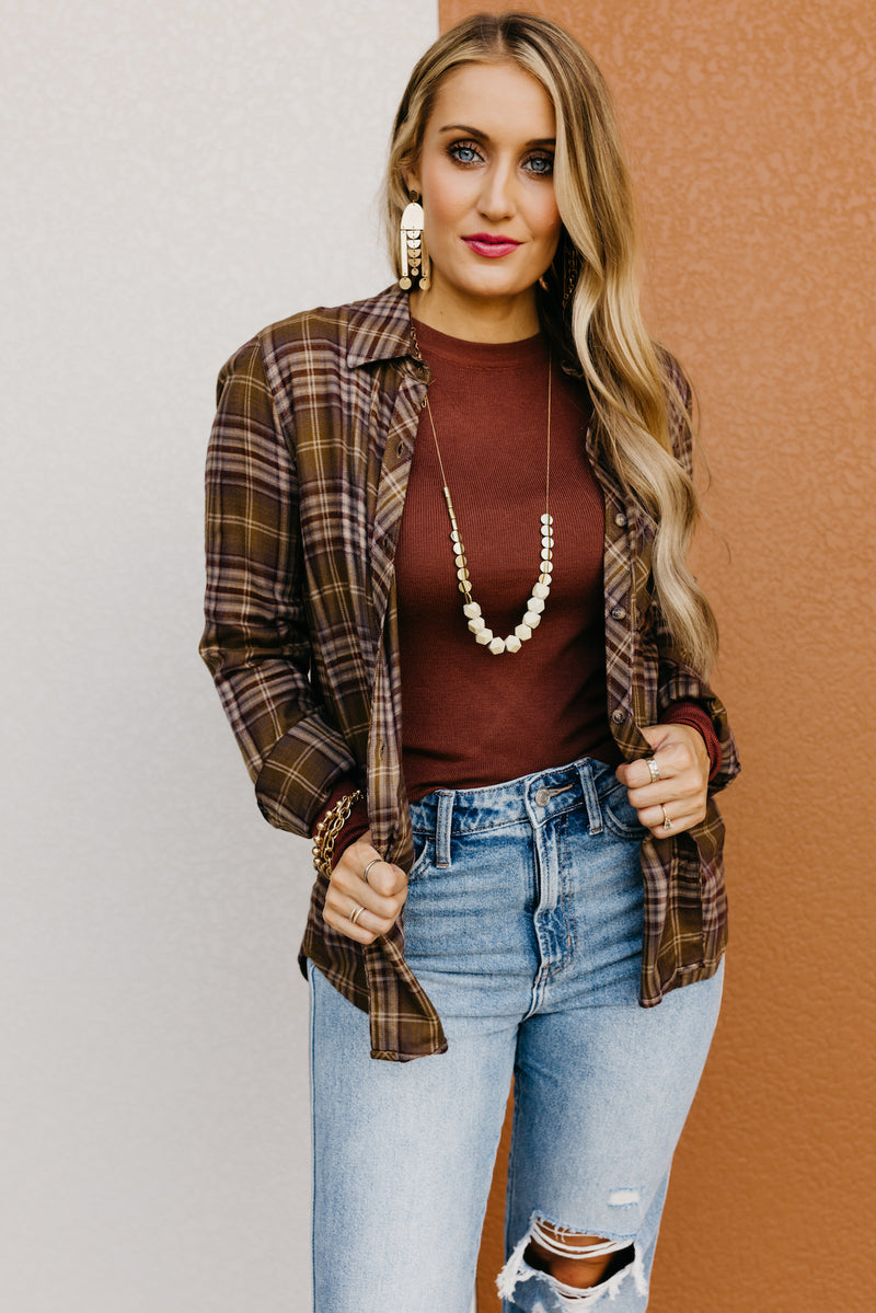 The Gibbs Plaid Button Down Shirt