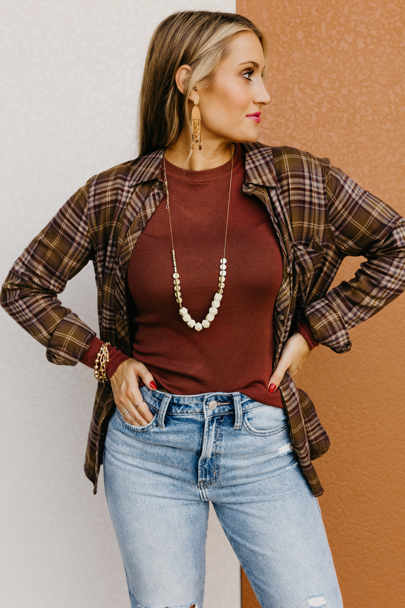 The Gibbs Plaid Button Down Shirt