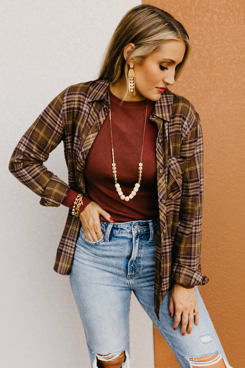 The Gibbs Plaid Button Down Shirt