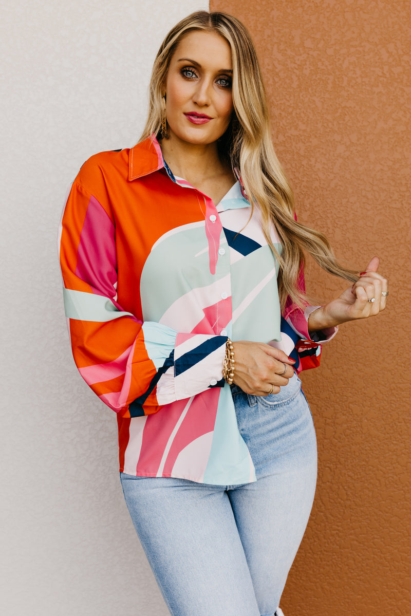 The Juelz Lantern Sleeve Shirt