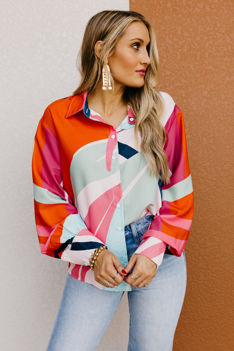 The Juelz Lantern Sleeve Shirt