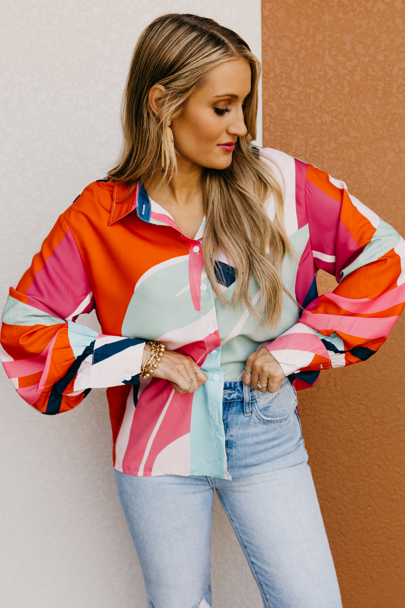 The Juelz Lantern Sleeve Shirt