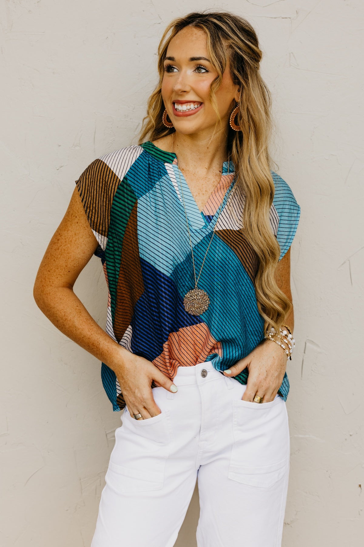 The Samson Cap Sleeve Blouse