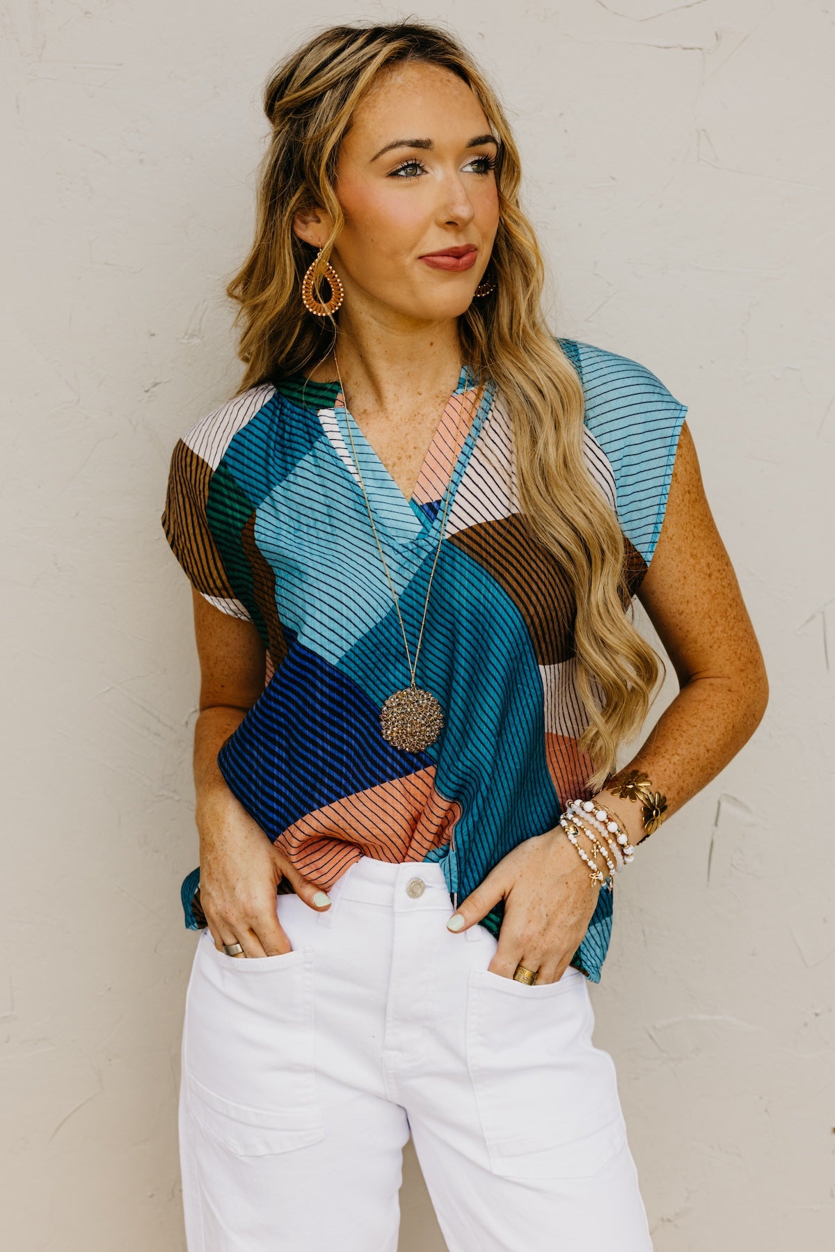 The Samson Cap Sleeve Blouse