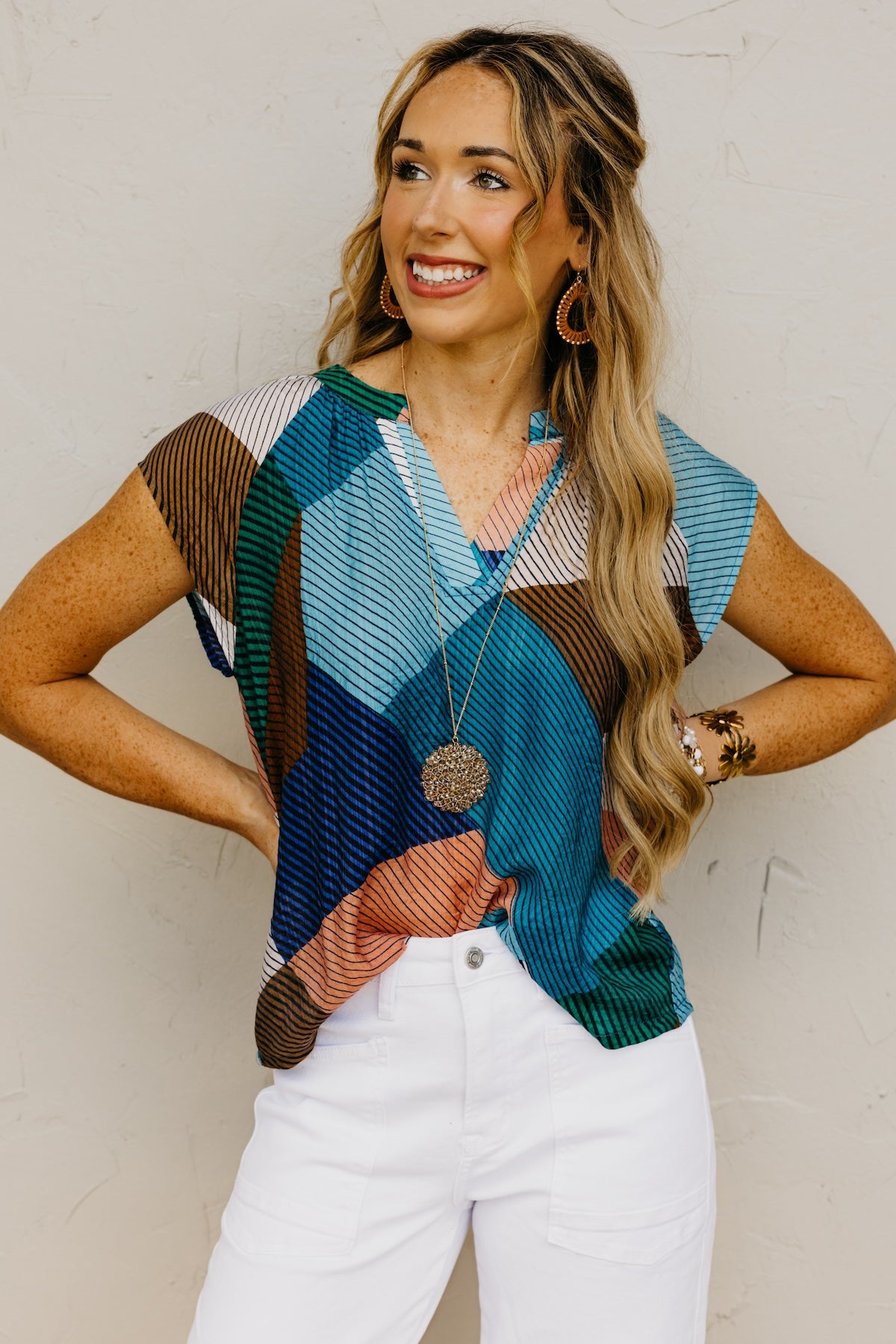 The Samson Cap Sleeve Blouse