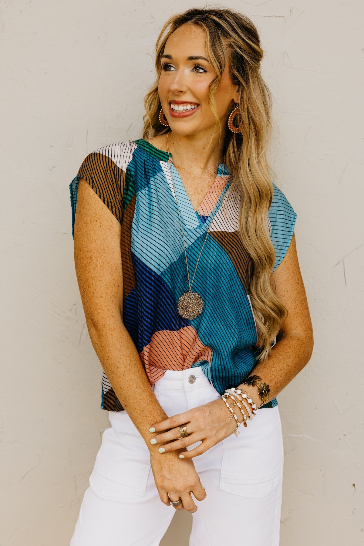 The Samson Cap Sleeve Blouse